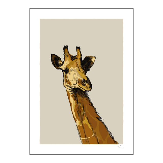 'Giraffe' art print