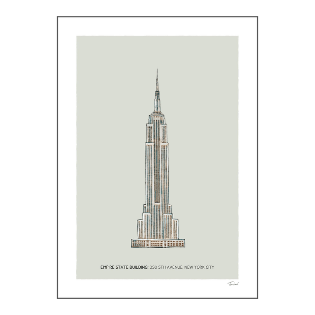 'The Empire State Building' art print