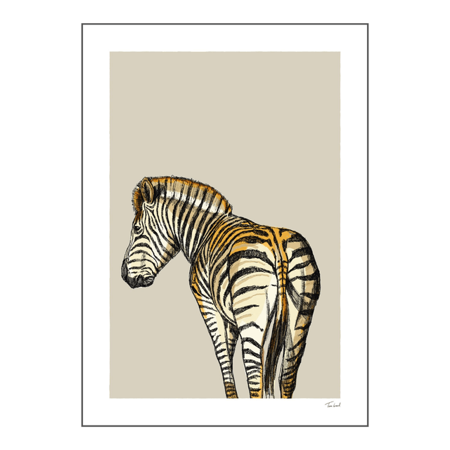 'Zebra' art print