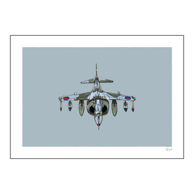 'Harrier Jumpjet' art print