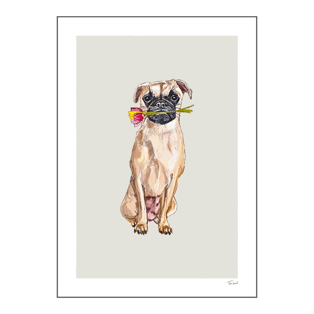 'Flower Dog' art print