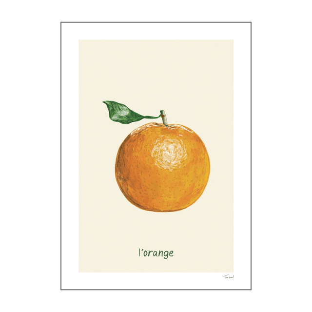 'L’orange' art print