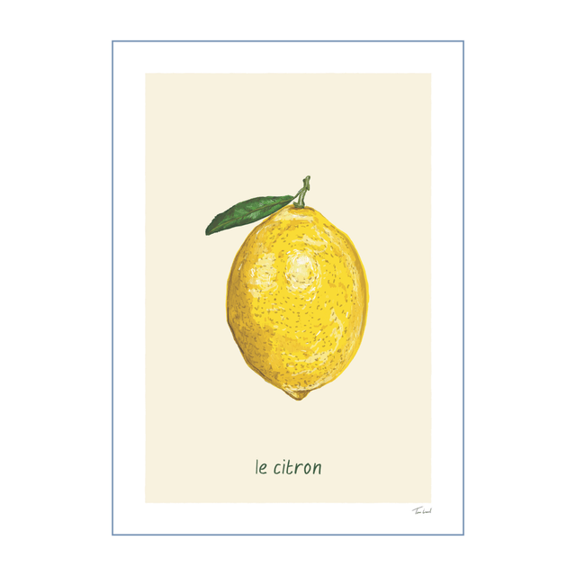 'Le citron' art print