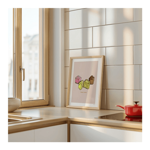 'Fondant Fancies' art print