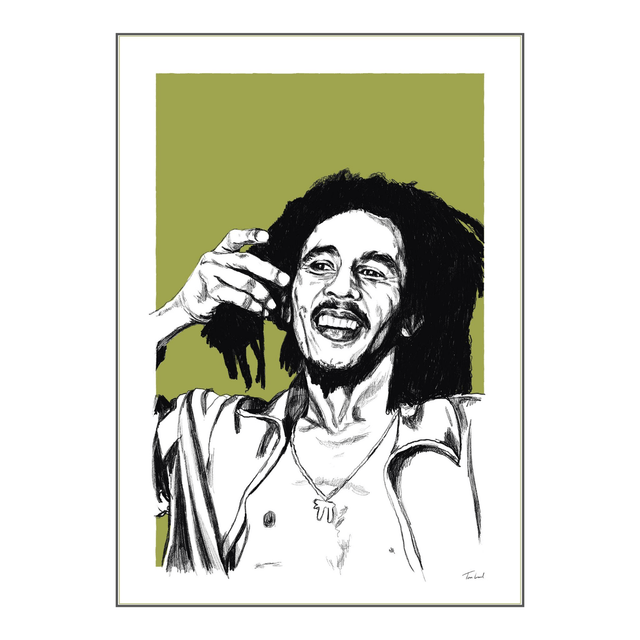 'Bob Marley' art print