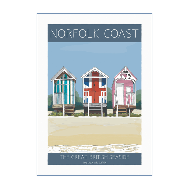 'Norfolk Coast' art print