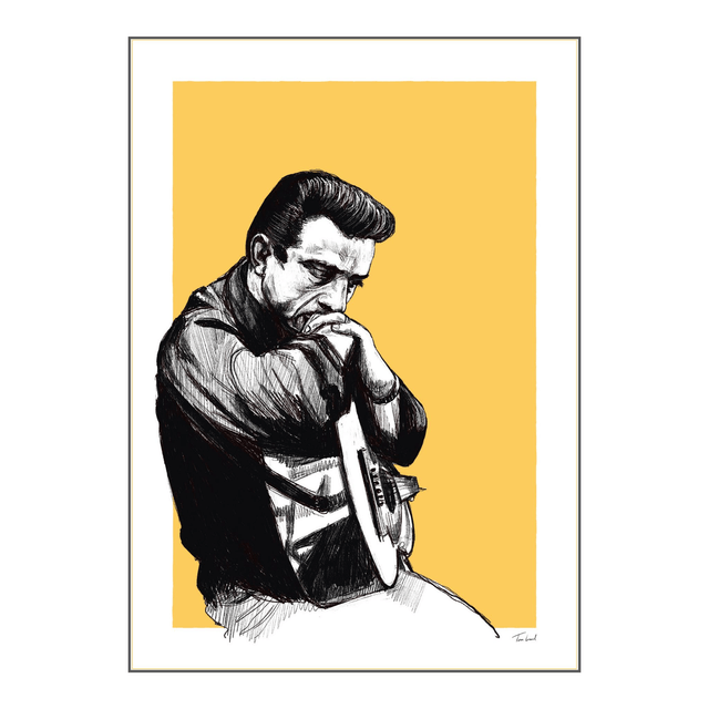 'Johnny Cash' art print