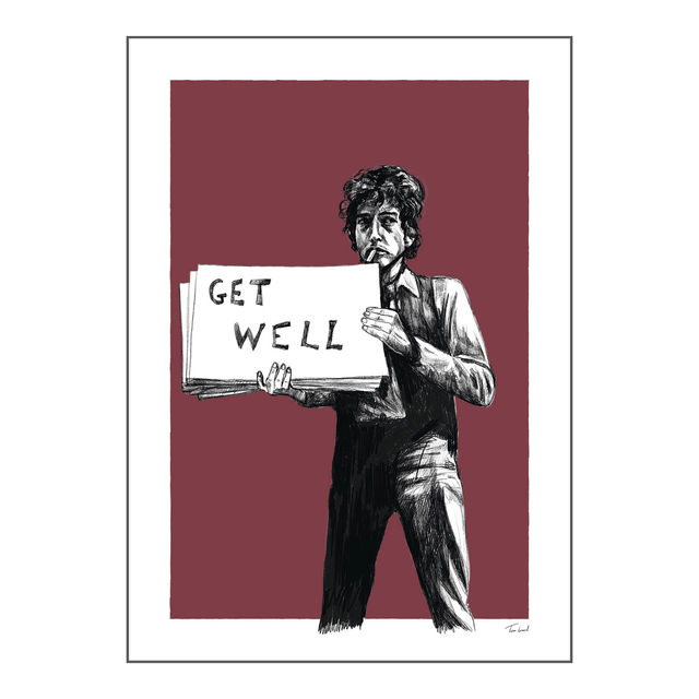 'Bob Dylan' art print