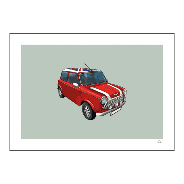 'Union Jack Roof Mini' art print