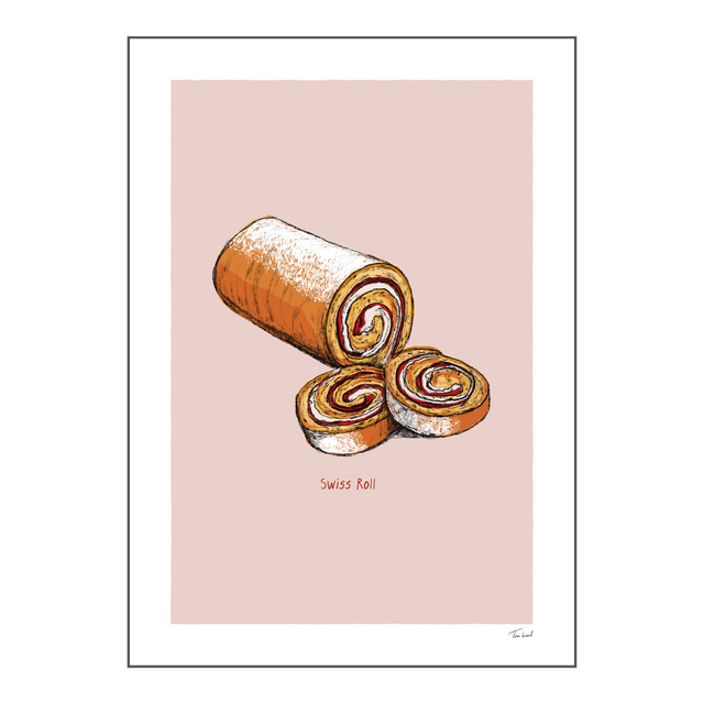 'Swiss Roll' art print