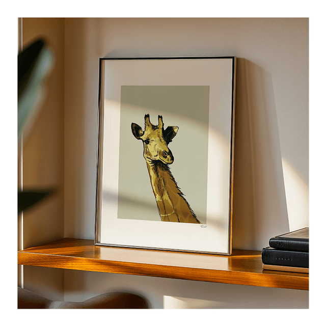 'Giraffe' art print