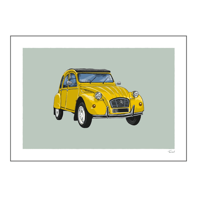 'Citroen 2CV' art print