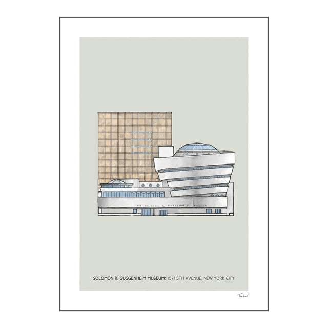 'The Guggenheim Museum' art print