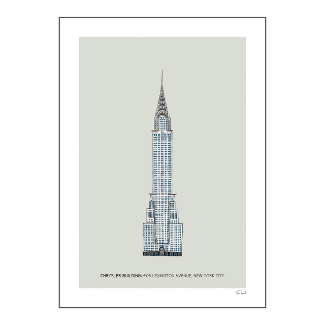 'The Chrysler Building' art print