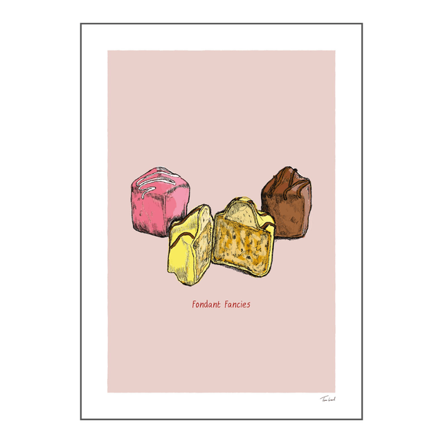 'Fondant Fancies' art print