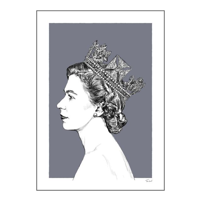 'Queen Elizabeth II' art print