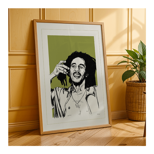 'Bob Marley' art print