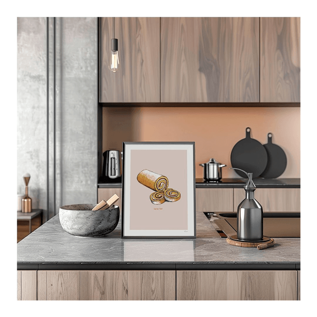 'Swiss Roll' art print