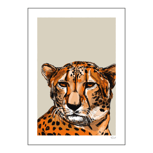 'Cheetah' art print