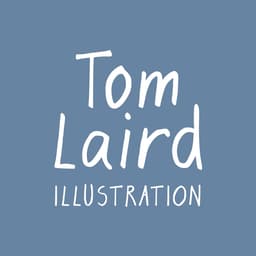 Tom Laird Illustration brand logo – pet portrait artist and creator of custom animal artwork and home art prints.
