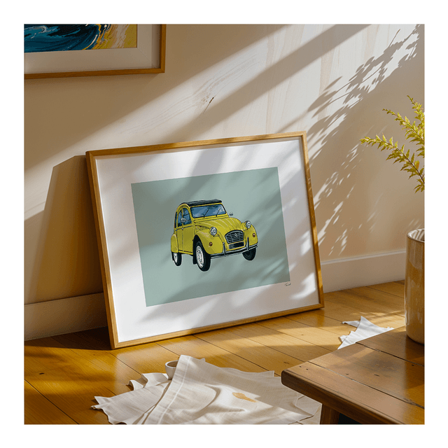 &#039;Citroen 2CV&#039; art print