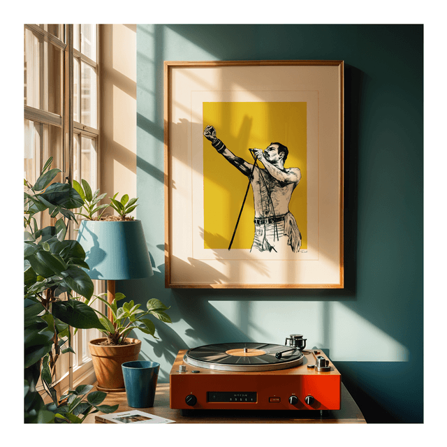 'Freddie Mercury' art print